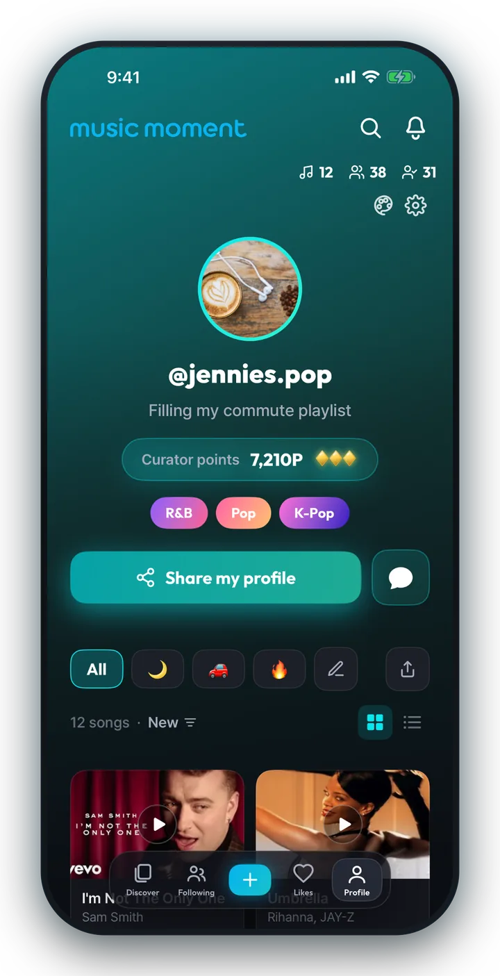 A music profile