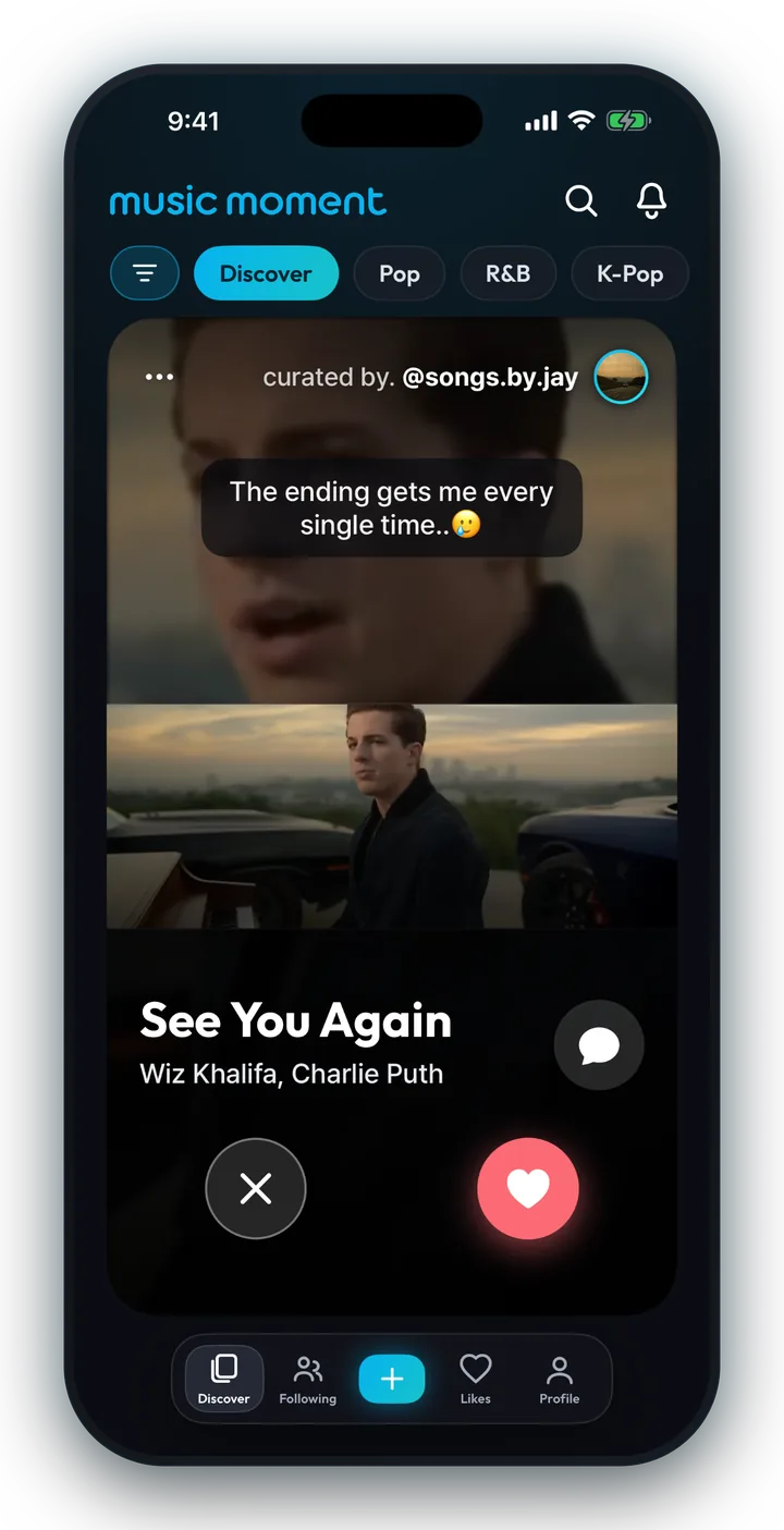 The Discover feed